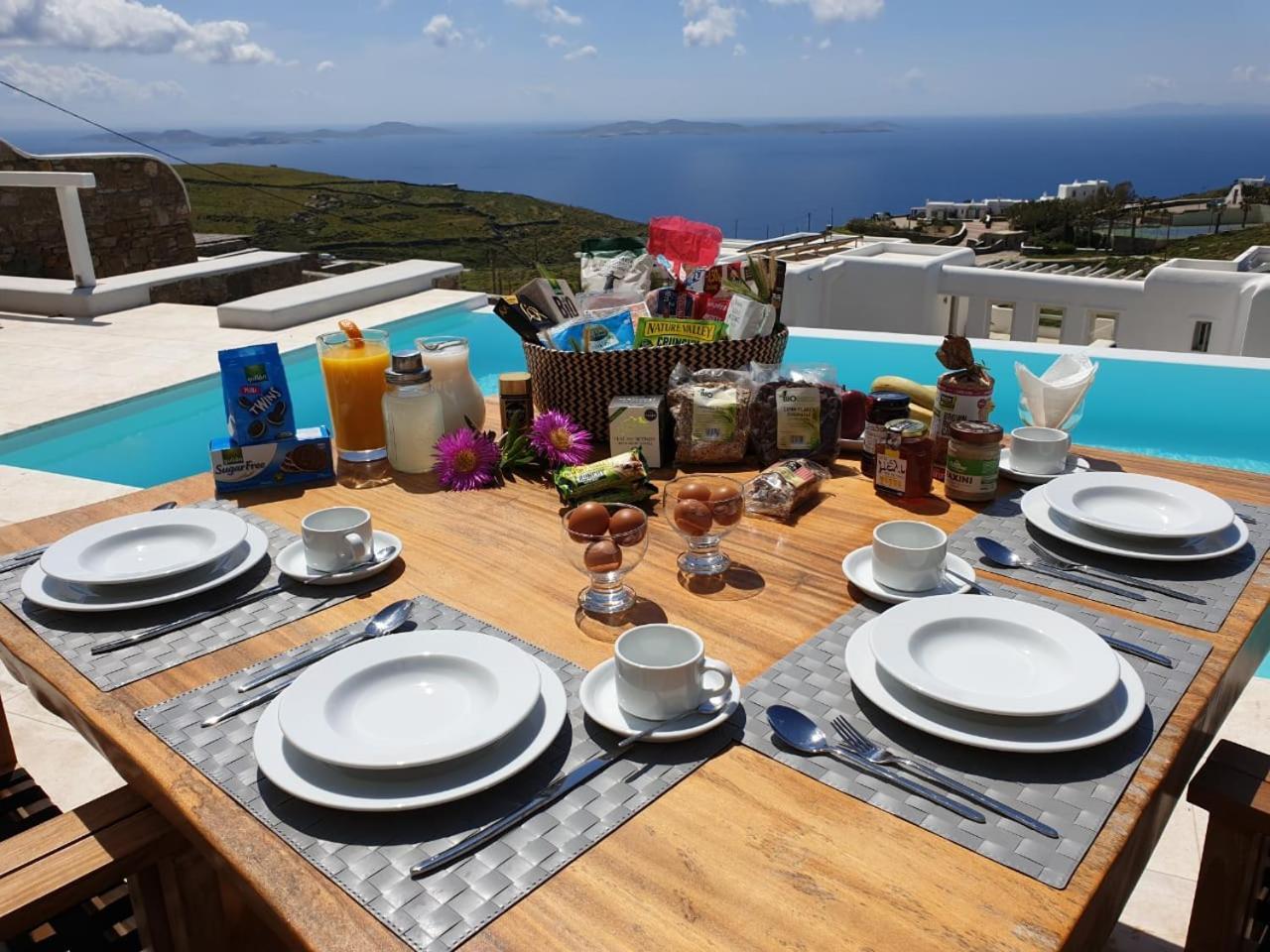 Apollo-private Pool-amazing View Mykonos Town